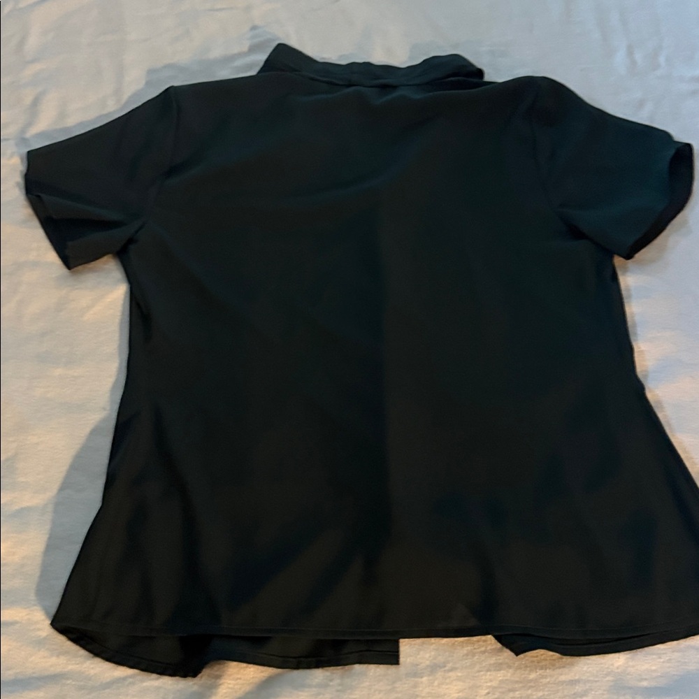 Calvin Klein Dark Green Blouse / Express Blue top